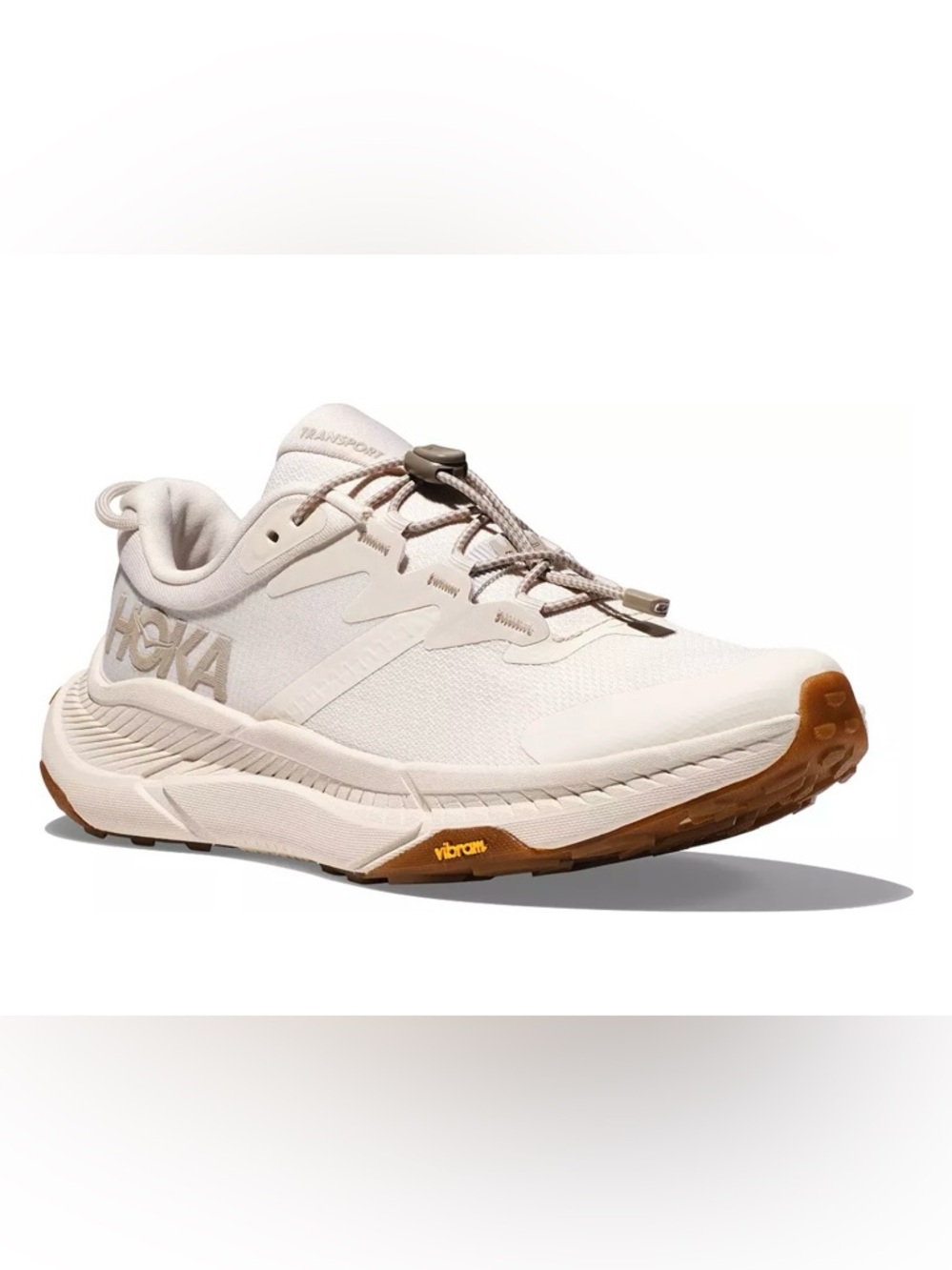 Hoka Transport Eggnog Athletic Running Shoes Hiking Sneakers 1123154 EGG NEW - Picture 6 of 9